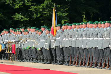 Präsident Obama besucht Schloss Bellevue, Berlin