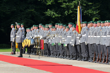 Präsident Obama besucht Schloss Bellevue, Berlin
