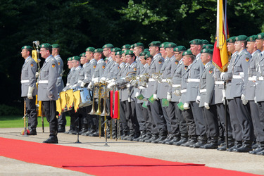 Präsident Obama besucht Schloss Bellevue, Berlin