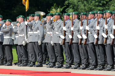 Präsident Obama besucht Schloss Bellevue, Berlin