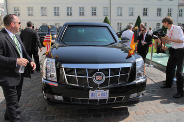 Präsident Obama besucht Schloss Bellevue, Berlin