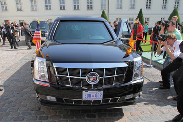 Präsident Obama besucht Schloss Bellevue, Berlin