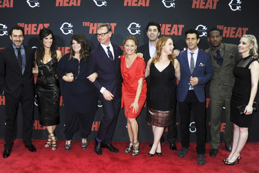 Demian Bichir, Sandra Bullock, Melissa McCarthy, Paul Feig, Jamie Denbo, Adam Ray, Jessica Chaffin, Joey McIntyre, Marlon Wayans, Katie Dippold
