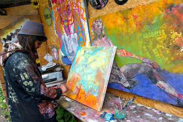 Raeumung Tacheles Hof, Berlin