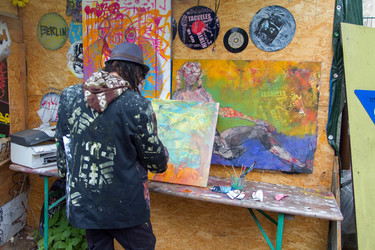 Raeumung Tacheles Hof, Berlin