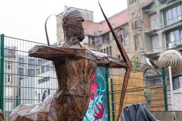 Raeumung Tacheles Hof, Berlin