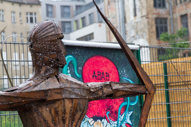 Raeumung Tacheles Hof, Berlin