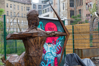 Raeumung Tacheles Hof, Berlin