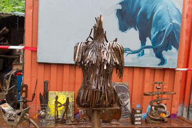 Raeumung Tacheles Hof, Berlin