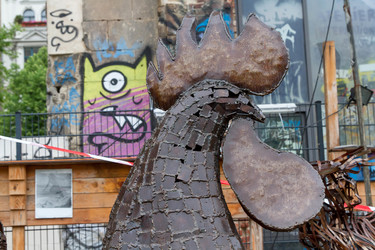 Raeumung Tacheles Hof, Berlin