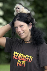 Justin Biebers Affe Mally im Serengeti-Park, Hodenhagen
