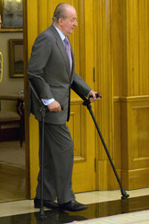 Audienz im Palacio de la Zarzuela, Madrid