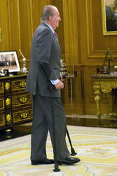 Audienz im Palacio de la Zarzuela, Madrid