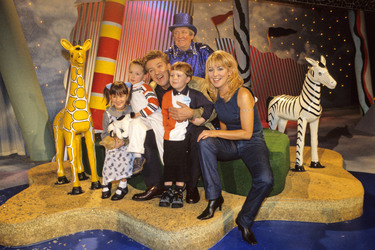 Michael Schanze, Rosanna Rocci und die jungen Studiogäste