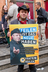 Wahlampfauftakt der Piratenpartei, Berlin