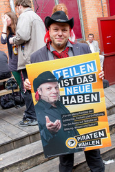 Wahlampfauftakt der Piratenpartei, Berlin