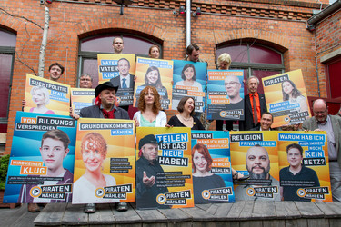 Wahlampfauftakt der Piratenpartei, Berlin