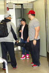Ankunft der Backstreet Boys auf dem Airport Berlin Tegel