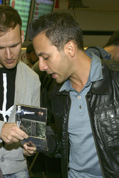 Ankunft der Backstreet Boys auf dem Airport Berlin Tegel