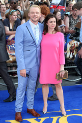 Simon Pegg mit Gattin Maureen McCann