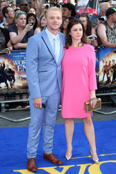 Simon Pegg mit Gattin Maureen McCann