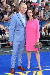 Simon Pegg mit Gattin Maureen McCann