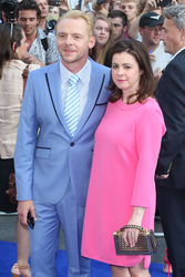 Simon Pegg mit Gattin Maureen McCann
