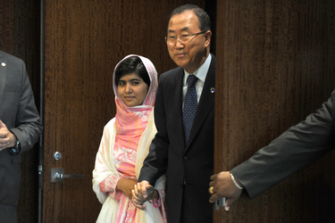 Malala Yousafzai spricht bei den Vereinten Nationen