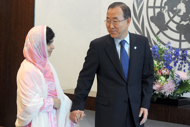 Malala Yousafzai spricht bei den Vereinten Nationen