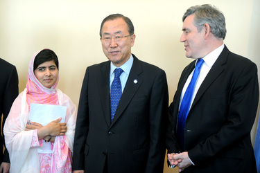 Malala Yousafzai spricht bei den Vereinten Nationen