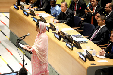 Malala Yousafzai spricht bei den Vereinten Nationen