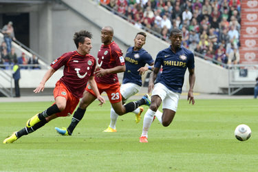 Hannover 96 gegen PSV Eindhoven Fußballspiel, Hannover