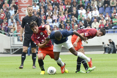 Hannover 96 gegen PSV Eindhoven Fußballspiel, Hannover