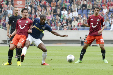 Hannover 96 gegen PSV Eindhoven Fußballspiel, Hannover