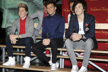 One Direction Wachs Figuren bei Madame Tussauds, New York
