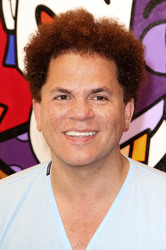 Romero Britto in der Galeria Mensing, Hamburg