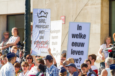 Abdankung von König Albert II. und Krönung von König Philippe, Brüssel