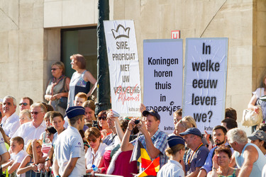 Abdankung von König Albert II. und Krönung von König Philippe, Brüssel