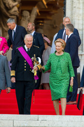 Abdankung von König Albert II. und Krönung von König Philippe, Brüssel