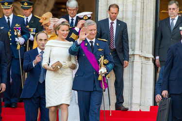 Abdankung von König Albert II. und Krönung von König Philippe, Brüssel