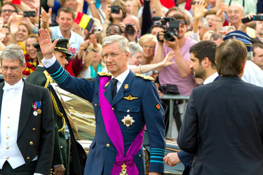 Abdankung von König Albert II. und Krönung von König Philippe, Brüssel