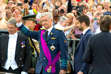 Abdankung von König Albert II. und Krönung von König Philippe, Brüssel