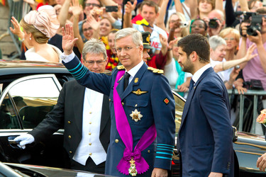 Abdankung von König Albert II. und Krönung von König Philippe, Brüssel