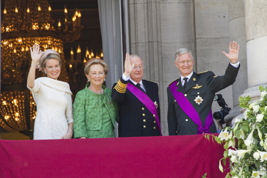 Mathilde von Belgien, Paola von Belgien, Albert II. von Belgien, Philippe von Belgien
