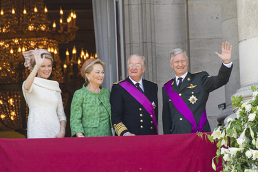 Mathilde von Belgien, Paola von Belgien, Albert II. von Belgien, Philippe von Belgien