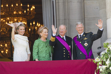 Mathilde von Belgien, Paola von Belgien, Albert II. von Belgien, Philippe von Belgien