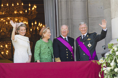 Mathilde von Belgien, Paola von Belgien, Albert II. von Belgien, Philippe von Belgien