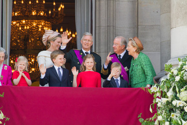 Fabiola von Belgien, Eleonore von Belgien, Gabriel von Belgien, Mathilde von Belgien, Elisabeth von Belgien, Philippe von Belgien, Emmanuel von Belgien, Albert II. von Belgien, Paola von Belgien
