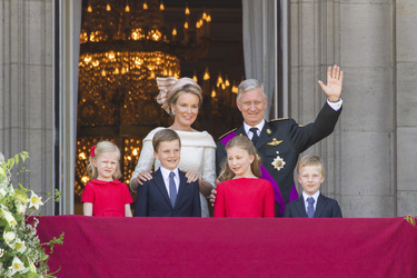 Eleonore von Belgien, Gabriel von Belgien, Mathilde von Belgien, Elisabeth von Belgien, Philippe von Belgien, Emmanuel von Belgien