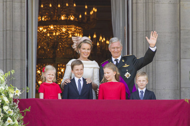 Eleonore von Belgien, Gabriel von Belgien, Mathilde von Belgien, Elisabeth von Belgien, Philippe von Belgien, Emmanuel von Belgien